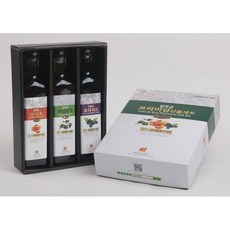 (경남관광기념품점 창녕군) 감조은 프리미엄 선물세트 500ml 3병(감식초/매실원액/오디식초), 3개