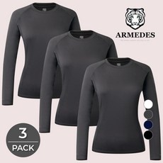 아르메데스 여성용 기모 발열내의 상의 AR R37 3p