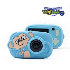 트니트니카메라2 어린이 키즈 디지털 카메라 트니프렌즈 에디션 유아 사진기, 블루(키키)