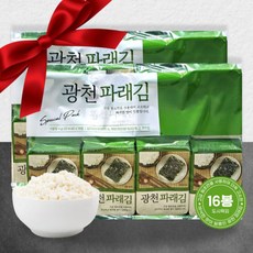 구정선물세트 곱창김 대천김 명품 광천김 곱창돌김 김선물세트 광천 재래김 도시락김, 16개