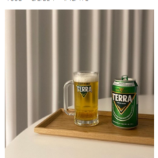 테라300잔 손잡이잔 300ml 짐빔 하이볼 커피잔 미니생맥주잔