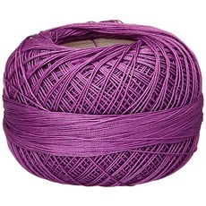 LIZBETH 사이즈 80 HH80 면사 168m 10g 리넨 미디엄 110616, Grape Medium