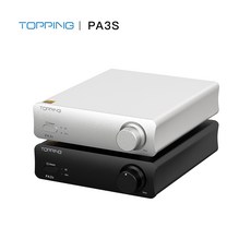 opwe TOPPING PA3s 토핑 PA3s MA12070*2 완전 클래스 D 평형 증폭기 TRS 평형 RCA 싱글 엔드 입력 전력 증폭기 80w*2 하이파이 디지털 앰프 Black