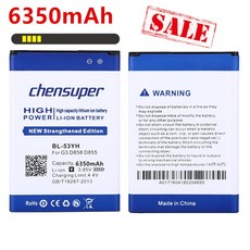 대용량 새로운 chensuper LG G3 G4 G5 V10 V20 배터리 BL 53YH BL 51YF BL 42D1F BL 45B1F BL 44E1F 배터리|battery f, 1개, For LG V20, 단일
