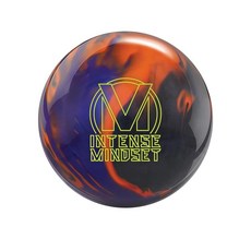 Bowlerstore Products Brunswick PRE-DRILLED Intense Mindset Bowling Ball - Black/Orange/Purple 16lbs