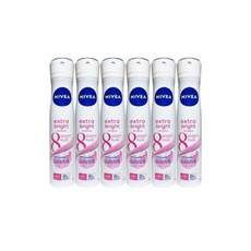 니베아 데오드란트 SP 엑스트라 브라이트 200ml, 6개