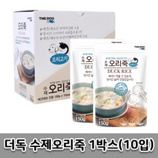 더독 삼계탕 삼계죽 오리탕 오리죽 북어국X10개 반려동물 보양식 반려동물영양식, 10개