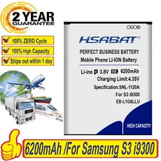 HSABAT EB-L1G6LLU 배터리 삼성 갤럭시 S3 SIII i9300 6200mAh, 한개옵션0