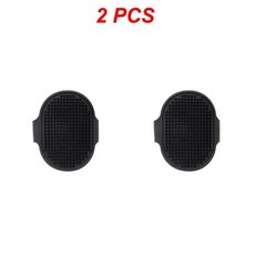 고무 애완 동물 브러시 빗 목욕 털 털제거빗 그루밍 마사지 장갑, 1개, 9.Black 2Pcs