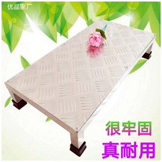 스텐 식당 받침대 주방 낮은 발판 선반 작업대 수납, 가로 50 세로 40 높이 12[두꺼운 보강], 1개