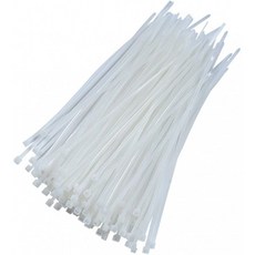 YXQ 케이블 지퍼 타이 자동 잠금 150mmx2mm 케이블 관리 나일론 잠금 주최자 일회용 1000Pcs 화이트, 1