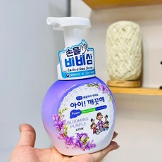 아이깨끗해 [2개묶음] 250ml 블루밍퍼플 아이 유아손세정제 깨끗해 핸드솝 QWFAF445, 1개, 2개