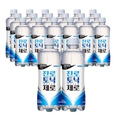 진로 토닉워터 제로 600mL x20병 대용량, 단품