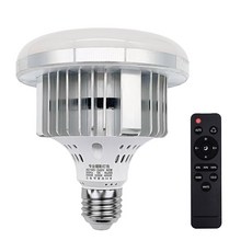 사진 스튜디오용 리모컨 포함 에너지 LED 전구 밝기 조절 85W 3200K 5500K E27 마운트, WHITE, 1개