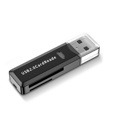 블랙박스 메모리 sd 카드 SD 리더 휴대용 USB 3.0 듀얼 슬롯 플래시 어댑터 허브 TF 맥 윈도우 리눅스 크롬 PC 노트북, 1개