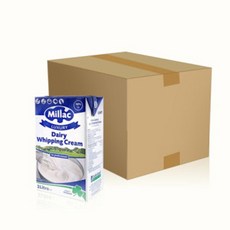 밀락 데어리 휘핑크림 1박스(1L X 12개) [아이스박스포함], 12개, 1L