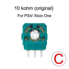 Xbox One Thubstick용 3D 아날로그 조이스틱 마이크로 스위치 센서 축 저항기 전위차계 PS5 컨트롤러용 2, 1개, 08 10K Green-White