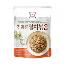정원이샵 종가 견과류멸치볶음 60g 가정식백반 기사식당 홈파티음식 시골맛, 3개