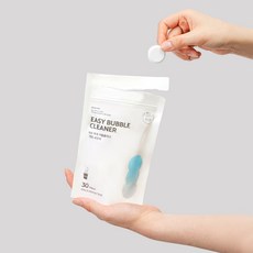 에코앤드 텀블러 과일 야채 유아용품 세척 이지톡톡 버블클리너 대용량 파우치 (30정), 2개