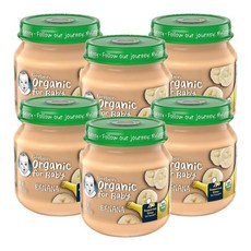 Gerber 1st Puree Banana 거버 1단계 퓨레 바나나, 113g, 30개