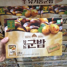 티스탠다드 유기농 군밤 100g x 8입 대용량 영양간식, 8개