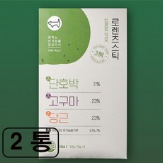 로렌츠스틱 강아지 영양간식, 2개, 120g, 채소 - 로렌츠