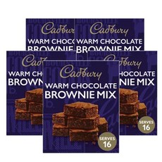 Cadbury 초콜렛 브라우니 믹스 350g x5팩, 5개