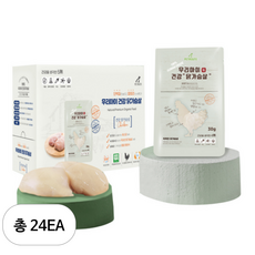 펫루트 반려동물 우리아이 건강 촉촉한 통 닭가슴살 20p, 600g, 24개