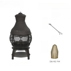 겨울 감성 화로대 야외 불멍 모닥불 정원 난로, 단일옵션