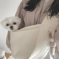 강아지 슬링백 고양이 포대기 이동가방, 1개
