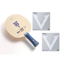 버터플라이 티모볼 CAF + 베가프로 탁구라켓 세트(케이스증정 - 색상 랜덤발송), FL