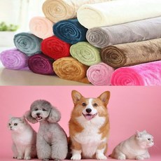 고양이 강아지 담요 애견 블랭킷 이불 방석 반려동물, 다용도소형담요, 색상랜덤발송