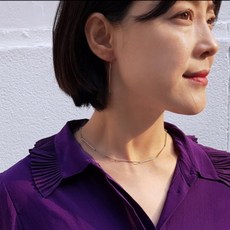그린오닉스목걸이실버
