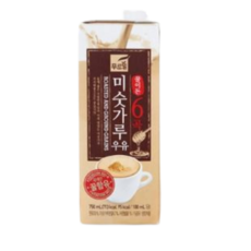 푸르밀 미숫가루우유 750ml 꿀이든 6곡우유, 4개, 4개