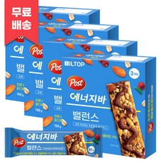 포스트 에너지바 밸런스 150g x 4개(총 12개입) /오래 지속되는 든든함과 에너지, 4개