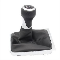 56 속도 MT 기어 시프트 노브 레버 스틱 각반 부트 커버 칼라 폭스바겐 VW 파사트 B6 2005 2006 2007 2008 2009 2010 2011, 4) 6 Speed B, 4)6 Speed B, 1개