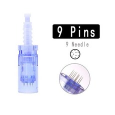 오토 MTS 니들 카트리지 닥터펜 Ultima A6 펜 E30 M7 M5 microneedling 9 12 36pin Nano Round PMU 아이 라이너 반영구머신 메조테라피, 9핀(9바늘)