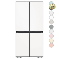 [색상선택형] 삼성전자 비스포크 키친핏 4도어 냉장고 615L 방문설치, RF60C9012AP
