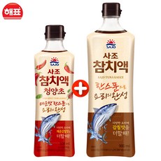 사조 청양초참치액500ml+참치액900ml, 1세트