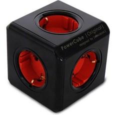 파워큐브 V2 멀티탭 5구 오리지널, 1개, 77mm, 블랙