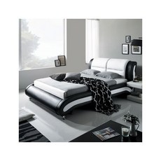 고급 PU 비건가죽 시리즈 침대 매트리스 세트 방문설치 퀸