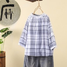 여성7부블라우스