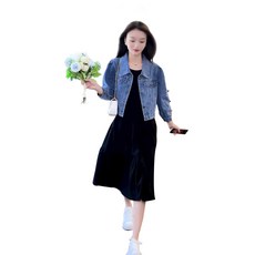  블랙케이세븐 봄 원피스 청자켓 휴양지 비치 스커트 롱 세트 