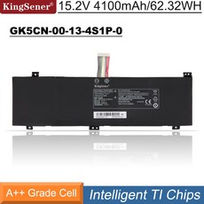 Kingsener GK5CN-00-13-4S1P-0 노트북 배터리 MACHENIKE T90 플러스용 TONGFANG GK5CN5Z GK7CP7S, 한개옵션0