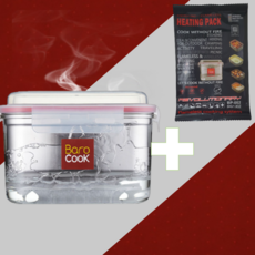 바로쿡 나혼자산다 발열팩 발열도시락 백패킹 물끓이기 비화식 전투식량 겨울 낚시 산행 캠핑 당일배송, 10개, 50g