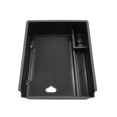 RUIYA para Tucson NX4 2021 caja de almacenamiento Reposabrazos de coche Central recipiente de Contro, 흑인
