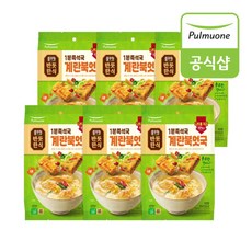 [풀무원] 반듯한식 1분즉석국 계란북엇국 x 6봉, 6개