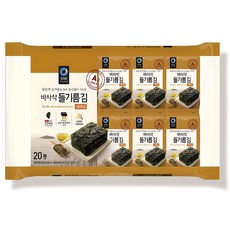 청정원 바사삭 들기름김 바사삭 들기름김, 80g, 1개