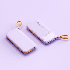 보조배터리30000
 보조 배터리 LED 디지털 디스플레이 30000mah 대용량 120W 고속 충전 보조 배터리 화사한 보조 배터리 국내배송 연보라