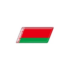 3D 에폭시 자동차 스타일링 바디 트렁크 장식 스티커 사우디 아라비아 필리핀 이스라엘 브라질 콜롬비, 21 Belarus, 1개